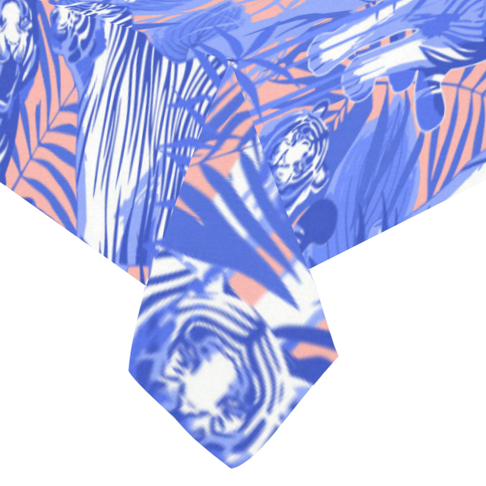 white bengal tigers pattern Tablecloth