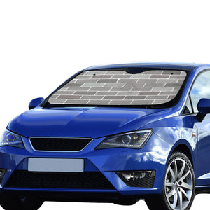 Brick Printed Pattern Print Design 05 Car Sun Shade