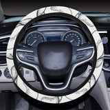 Potato Chips Pattern Print Design 04 Car Steering Wheel Cover