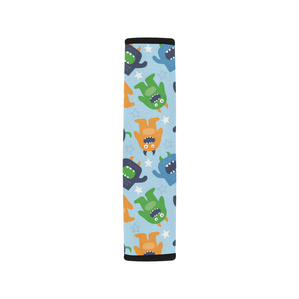 Alien Pattern Print Design 04 Car Seat Belt Cover