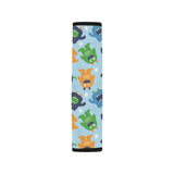 Alien Pattern Print Design 04 Car Seat Belt Cover