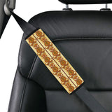 Egypt Hieroglyphics Pattern Print Design 04 Car Seat Belt Cover