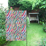 Colorful zebra skin pattern House Flag Garden Flag