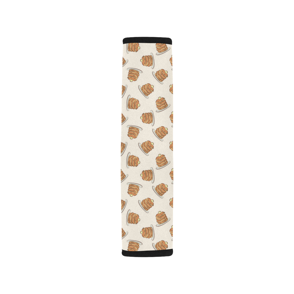 Pancake Pattern Print Design 01 Car Seat Belt Cover