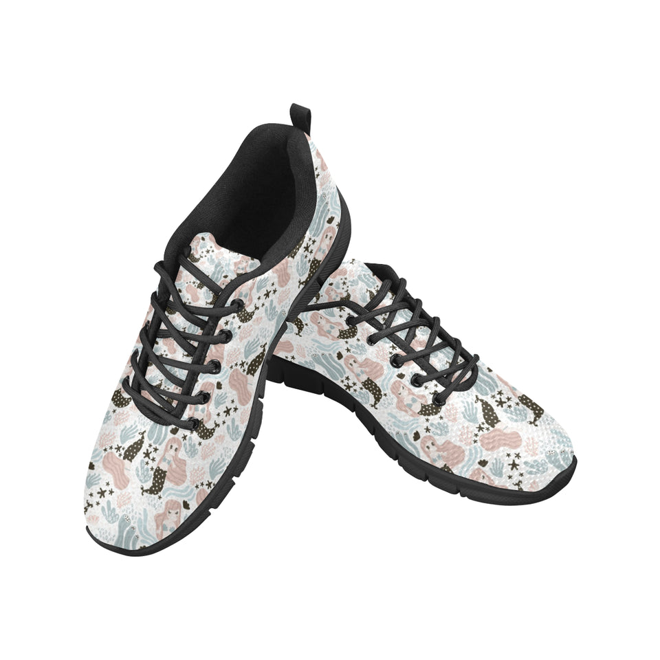 cute mermaid pattern Women's Sneaker Shoes