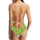 Slices of Lime design pattern Women's One-Piece Swimsuit