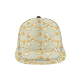 Cute fat shiba inu dog pattern All Over Print Snapback Cap