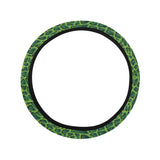 Crocodile Skin Printed Car Steering Wheel Cover