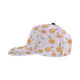 cute onions smiling faces purple background All Over Print Snapback Cap