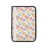 Teddy Bear Pattern Print Design 05 Car Seat Belt Cover