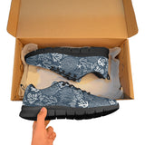 Coral Reef Pattern Print Design 05 Men's Breathable Sneakers ( Model 055)