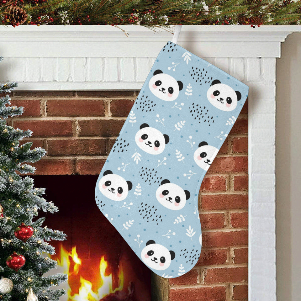 Cute panda pattern Christmas Stocking