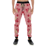 Cake cherry pattern Unisex Casual Sweatpants