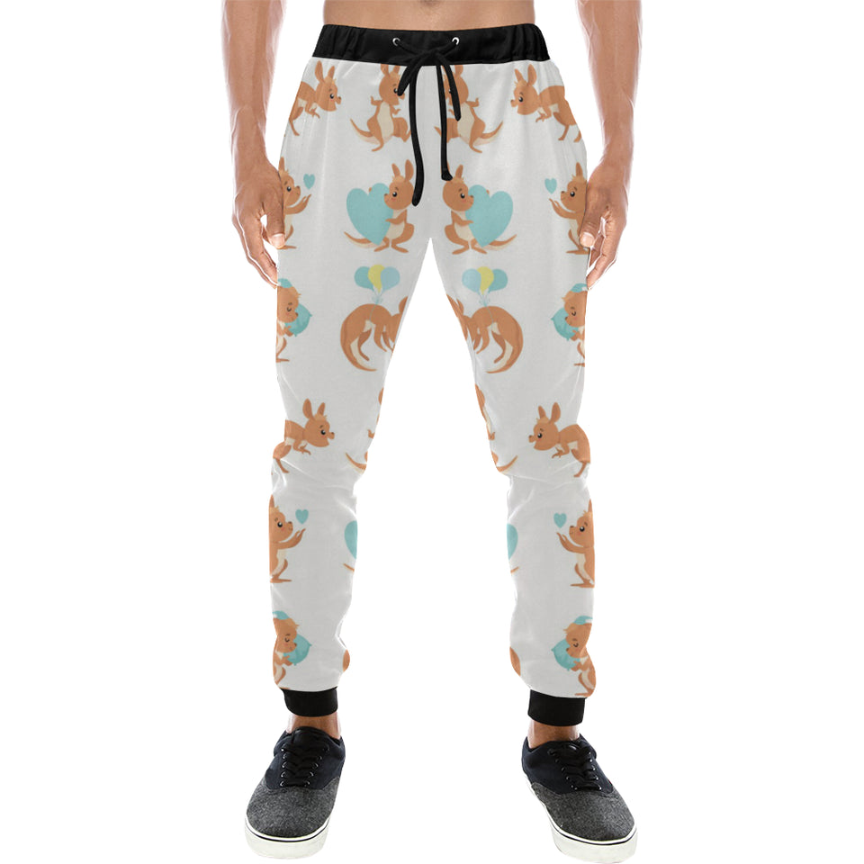 Cute Kangaroo pattern Unisex Casual Sweatpants