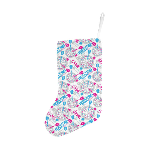 Darts Pattern Print Design 01 Christmas Stocking