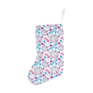 Darts Pattern Print Design 01 Christmas Stocking
