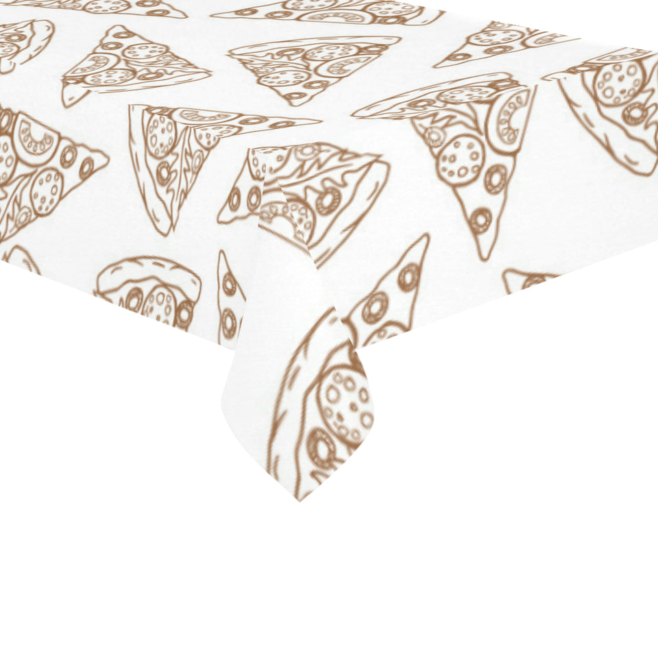 Hand drawn pizza pattern Tablecloth