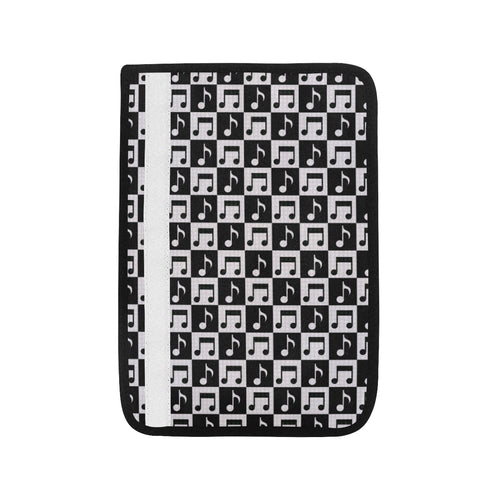 Music Notes Pattern Print Design 01 Car Seat Belt Cover