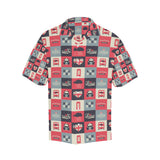 British Pattern Print Design 05 Men's All Over Print Hawaiian Shirt (Model T58)