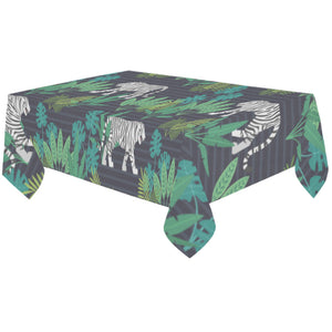 white bengal tigers tropical plant Tablecloth