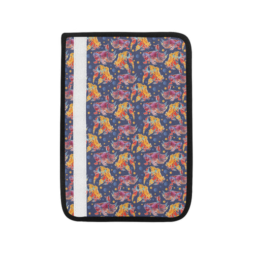 Goldfish Pattern Print Design 05 Car Seat Belt Cover