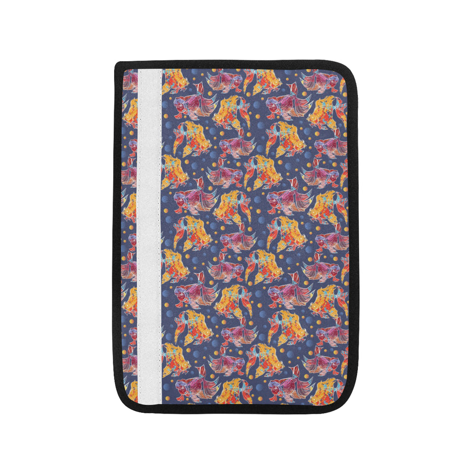 Goldfish Pattern Print Design 05 Car Seat Belt Cover