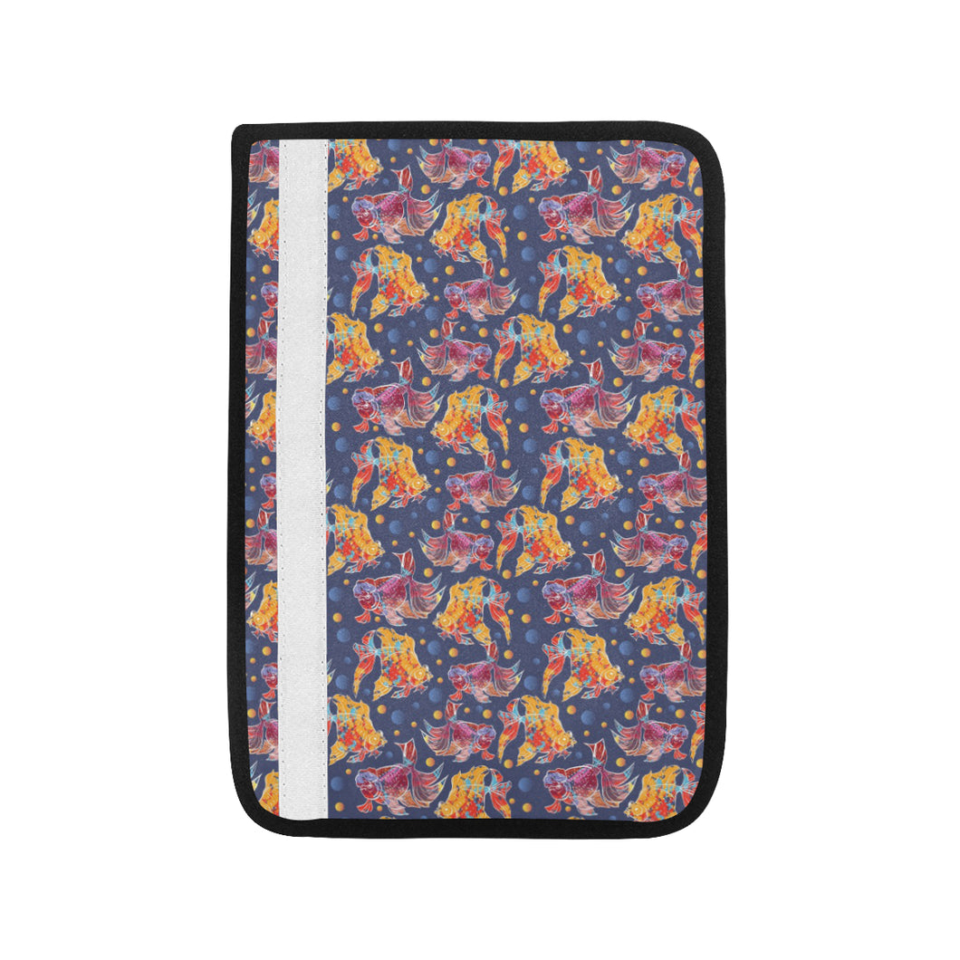 Goldfish Pattern Print Design 05 Car Seat Belt Cover