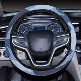 Blue camouflage pattern Car Steering Wheel Cover