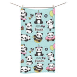 Cute baby panda pattern Bath Towel