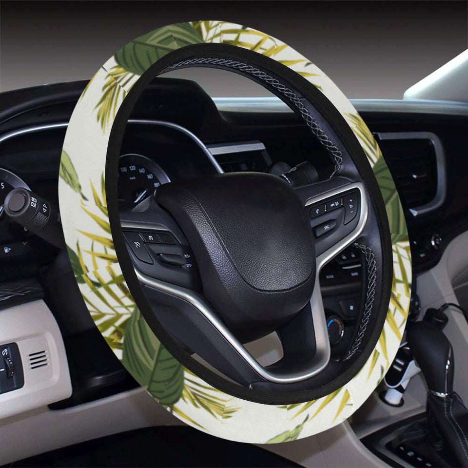 heliconia pattern Car Steering Wheel Cover