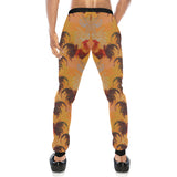red rooster chicken cock pattern Unisex Casual Sweatpants
