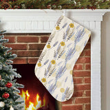 Lavender modern pattern blackground Christmas Stocking