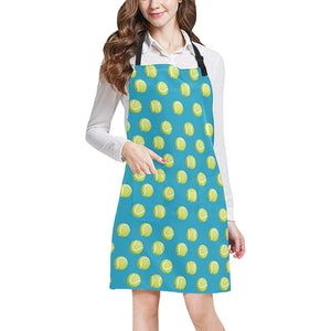 Tennis Pattern Print Design 05 All Over Print Adjustable Apron