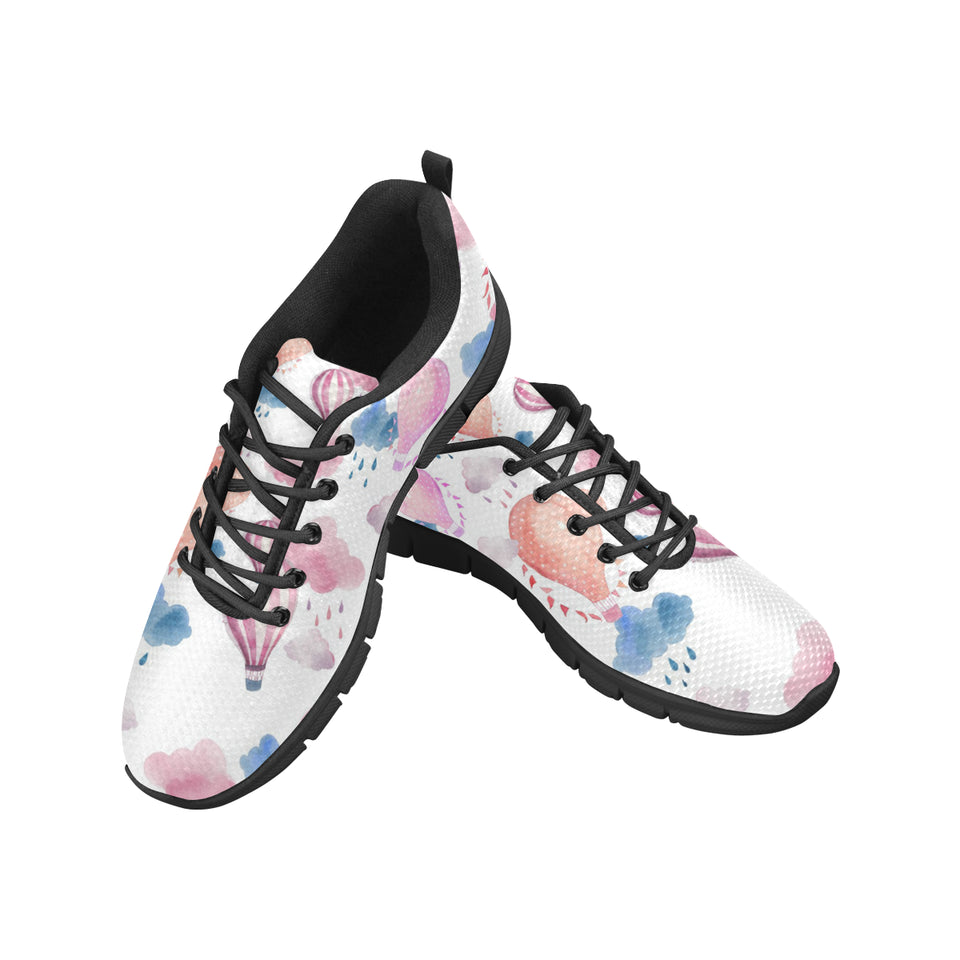 Watercolor air balloon cloud pattern Men's Sneaker Shoes