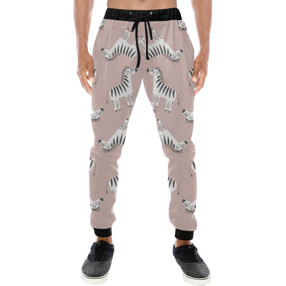 Cute zebra pattern Unisex Casual Sweatpants