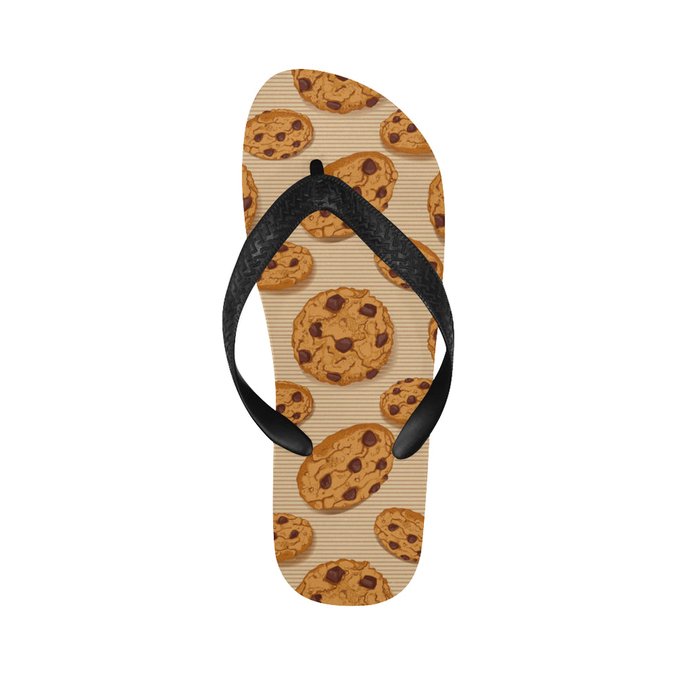 Cookie pattern Unisex Flip Flops