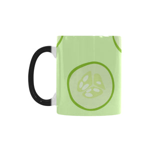 Cucumber pattern Morphing Mug Heat Changing Mug