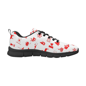 Canada Pattern Print Design 04 Men's Breathable Sneakers ( Model 055)