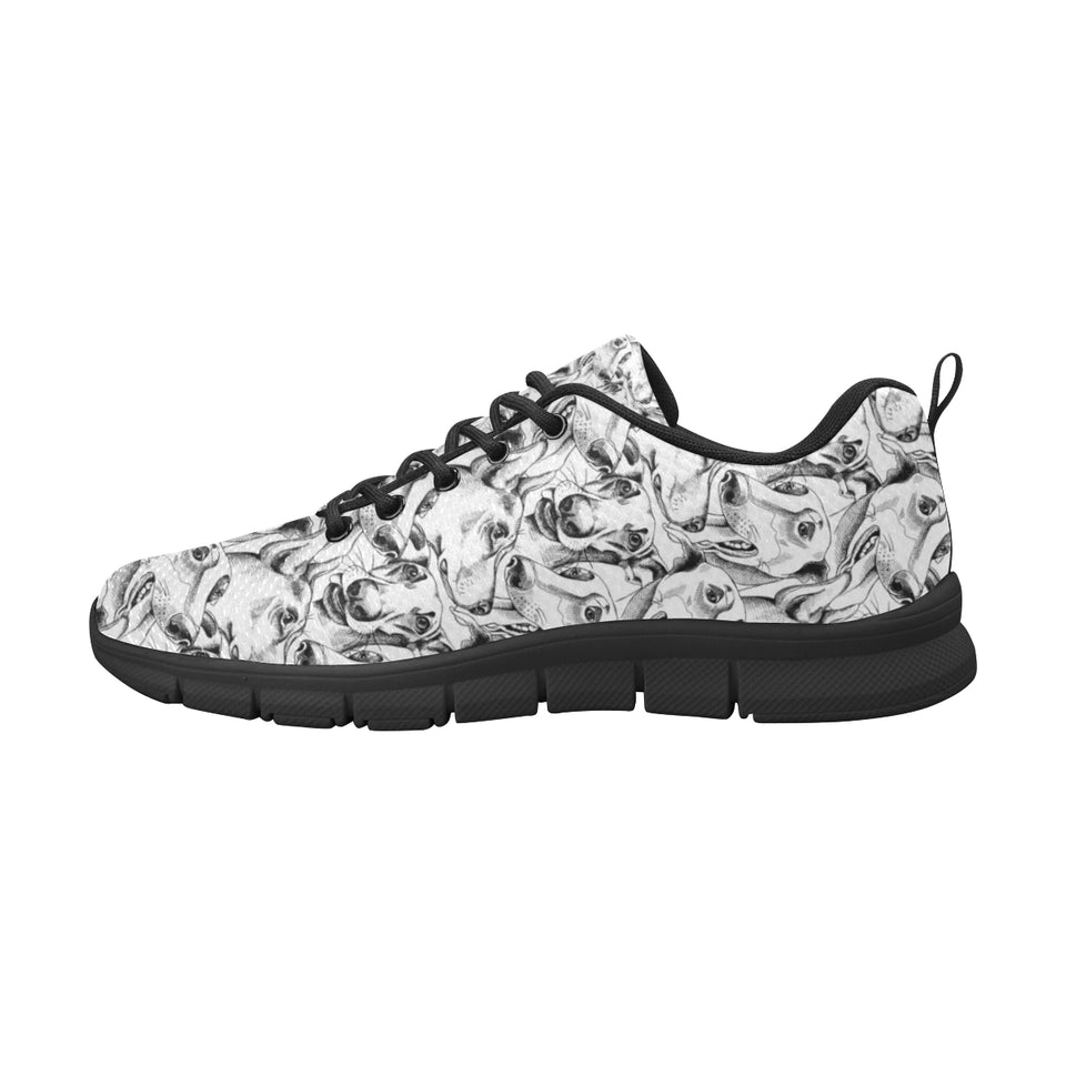 Greyhound Pattern Print Design 01 Women's Sneaker Shoes