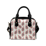papaya pattern Shoulder Handbag