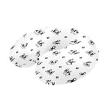 Cute french bulldog paw pattern U-Shaped Travel Neck Pillow
