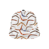 Boomerang Australian aboriginal ornament pattern All Over Print Snapback Cap