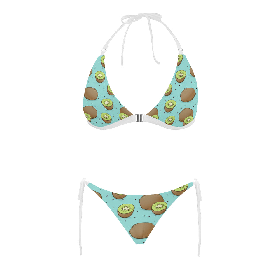 Kiwi blue background Sexy Bikinis Two-Piece Swimsuits