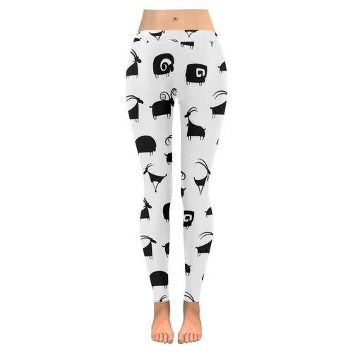 Goat ram pattern Women's Legging Fulfilled In US