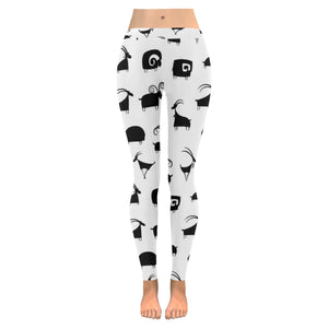 Goat ram pattern Women's Legging Fulfilled In US