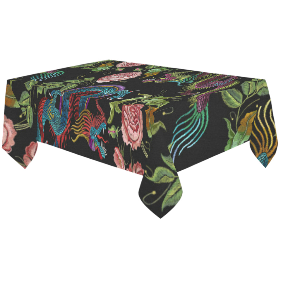 Dragons flower pattern Tablecloth