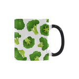 Cute broccoli pattern Morphing Mug Heat Changing Mug