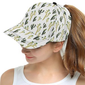 Cute cactus pattern All Over Print Snapback Cap