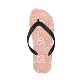 Snake lilies flower pattern Unisex Flip Flops