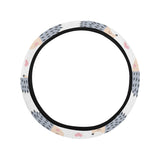 Hedgehog Pattern Print Design 04 Car Steering Wheel Cover